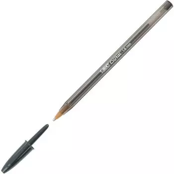 Crayon Bic Cristal Large 0,42 mm Noir (50 Units)