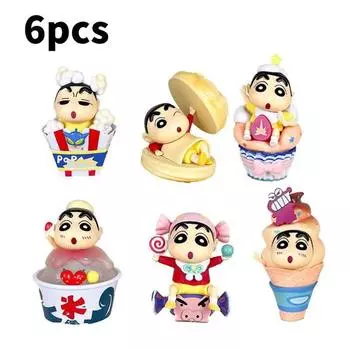 Crayon Chan Shin Dessert Action Figures Model Toy Doll Decoration Kids Gift