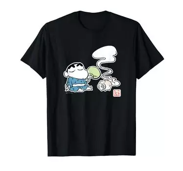 Crayon Cool that feels like summer Shin-chan Shin-chan T-shirt чёрный