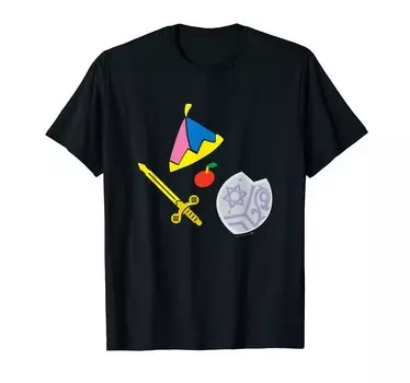 Crayon Hero of the Golden Spear Mata [Movie] Shin-chan T-shirt чёрный