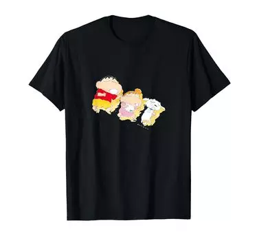 Crayon Hirune trio Shin-chan T-shirt чёрный