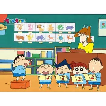 Crayon Shin-chan Choir Practice Jigsaw Puzzle Animation 300 Pieces, популярный корейский пазл