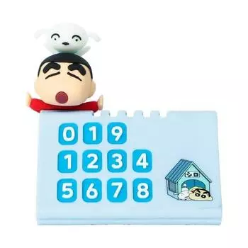 Crayon Shin-chan figure parking license plate, White Crayon Shin-chan and Crayon Shin-chan, 1 piece,Korean car acc