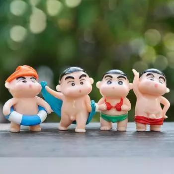Crayon Shin-Chan Фигурка Игрушки Аниме Shin Chan Фигурки Kawaii Кукла Коллекция Модель Украшения Статуэтка Подарок Для Детей