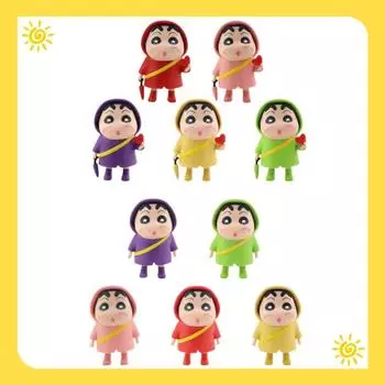 Crayon Shin-Chan Kawaii аниме экшн-украшения мультяшные куклы фигурки коллекционная модель статуя Рождественская игрушка A