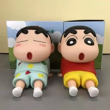 Crayon Shin-chan Мобильный держатель Аниме Фигурка Настольное украшение Подарок