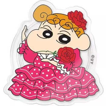 Crayon Shin-chan Princess Acrylic Smart Talk, 1 piece, Rose Dress Jjang-ah