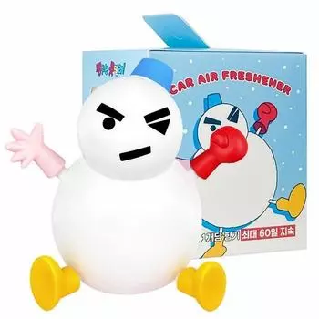 Crayon Shin-chan the Movie Snowman Figure Заправляемый автомобильный освежитель воздуха, Летняя ночь, 1 шт., корейский автомобильный аксессуар