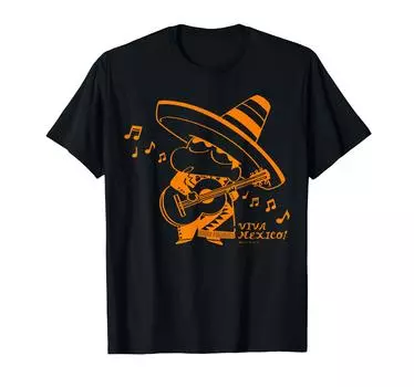 Crayon Shin-chan Viva! Mexico! T-shirt чёрный