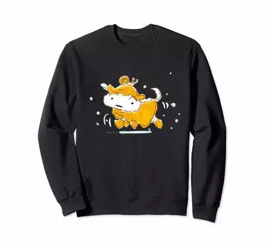 Crayon Shiro Rainy Walk Sweatshirt Shin-chan чёрный