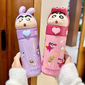Crayon Small New Doll Термос Чашка Портативная Скрытая Ручка Креативный Милый Подарочный Кубок 350ml