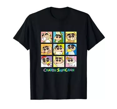 Crayon Transformation Animal Series Shin-chan T-shirt чёрный