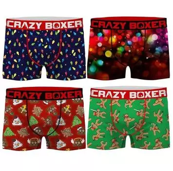 Crazy Boxer PK1778 боксеры 4 шт. S