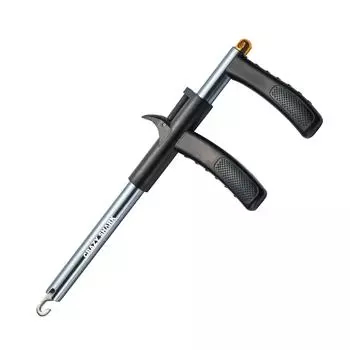 CRAZY SHARK Алюминиевый крючок-съёмник, быстросъемный крючок, лёгкий портативный рыболовный инструмент, страховочный трос в комплекте серый