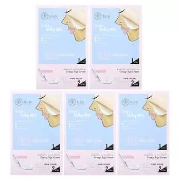 Crazy Skin, сегодняшняя детская кожа, сумасшедшая! Подтягивающая косметическая маска и крем для глаз, 5 шт.