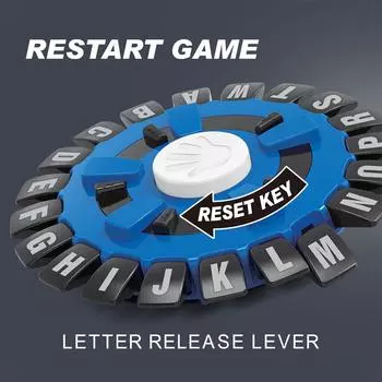 Crazy Wheel Tapple Семейная игра Игра в слова Динамичная семейная настольная игра Гонка на время Интерактивный рабочий стол для родителей и детей