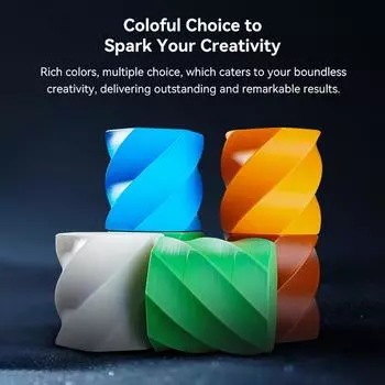 Creality Ender Fast PLA-нить 1,75 мм Высокая текучесть Высокая скорость 2 кг Материал для 3D-печати Высокий черный белый