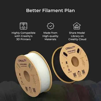 CREALITY Hyper Series PLA Filament 1.75 мм Лучшая текучесть Более быстрое охлаждение Высокая точность для FDM-принтеров синий