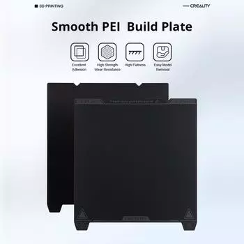 Creality K1 Max Smooth PEI Building Plate Kit Гибкая пружинная платформа с мягким магнитом чёрный