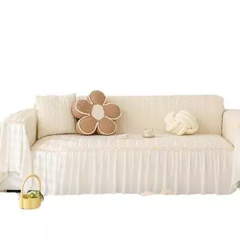 Cream Style Sofa Towel New Sofa Cover Cloth Four Seasons Universal Sofa Blanket Sofa Cover All-inclusive Non-slip Lace 180*130cm