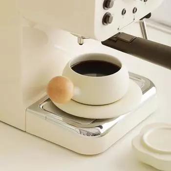 Cream Yellow Exquisite High-grade Coffee Cup Mugs Ceramic Water Cup Afternoon Tea Cup 250ML