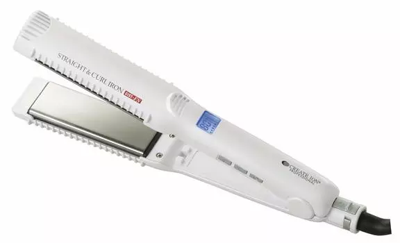 Create Ion Straight Curl Iron 2WAY Утюжок для волос с уровнем мощности, температурой, выпрямлением и завивкой (Совместимость с зарубежными странами/Автоматическое выключение/7 регулировок) (CIST-ФН