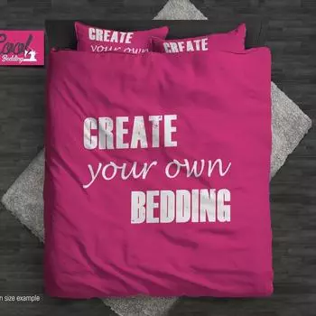 Создайте свой собственный комплект пододеяльника UK Односпальный Двуспальный Королевский Размер США Твин Полный Кинг Сайз pkm Комплект постельного белья 150x200cm