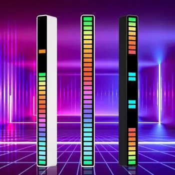Creative 5V Usb 16/32 Led Night Lights App Control Rgb Music Rhythm Light Bar