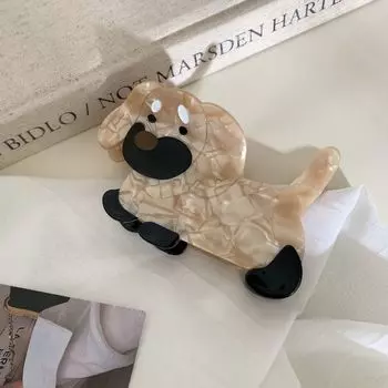 Creative Acetic Acid Acetate Sausage Dog Hair Claw Pet Big Hair Claw Animal Hair Clip Cartoon Headdress Shark Clip Female