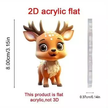 Creative Acrylic Car Hanging Charm Cute Cartoon Decoration Perfect For Home Car And