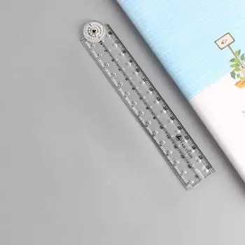 Creative Acrylic Transparent Folding Ruler Simple Scale Plastic Ruler Drawing Ruler For School Office Gadgets Korean Stationery