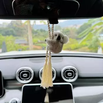 Creative and Cute Koala Car Pendant, Car Pendant, High-end Car Rearview Mirror Jewelry, Car Pendant
