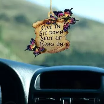 Творческая серия животных Подвеска акриловая автомобильная птица сова автомобиль слон форма подвеска подвеска C