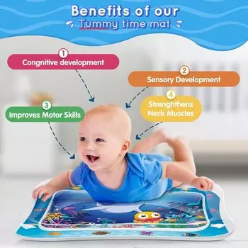 Creative Baby Water Play Mat Tummy Time Toys For Kids Early educational PVC Inflatable Crawling Mat Baby Toys for 3~24 Months