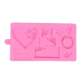 Креативные формы для тортов Силиконовые формы для помадки Силиконовые формы для конфет Инструменты для выпечки для украшения торта ко Дню святого Валентина