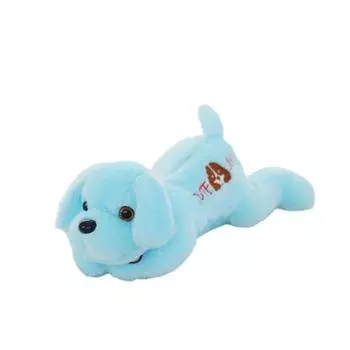 Creative Cartoon Glowing Dog Doll Throwing Dolls As Birthday Gifts One Size светло-синий