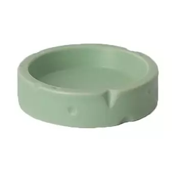 Creative Ceramics Hamster House Ceramics Hut Feeding Dish Durable Hamster Hideout Small Animals Green-Food Dish