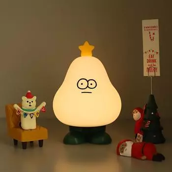 Creative Cute Cartoon Small Night Lamp Night Light Children s Bedroom Bedside Soft Light Eye Protection Simple Timing Companion