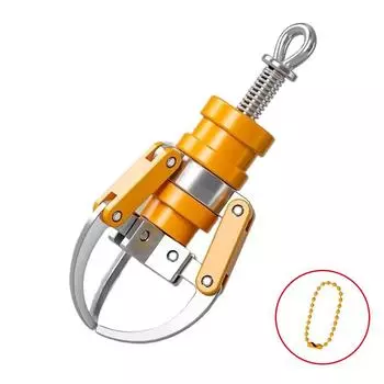 Creative Doll Machine Grab-Clip Keychain Can Clip Simulated Mini Color Claw Keychain Bag Pendant Stress-Relieving Toys Gifts