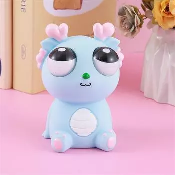 Creative Eye Popping Dragon Pinch Music Decompression Toy The Year Of The Loong Eye Staring Dragons Toys To Vent 4ml One Size