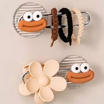Creative Face Adhesive Wall Hooks Strong Self Adhesive Wall Hook Multi-Function Door Wall Organizer Hangers Key Holder Bathroom 1pc