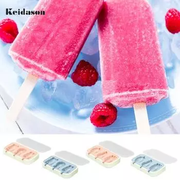 Creative Food Grade Multi-use Ice Cream Maker RefrigeratorMaking Molds Fridge Accessories синий