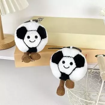 Creative Funny Football Souvenir Keychain Match Ball Fans Souvenir Keyring Phone Pendant Backpack Decoration Boy Gifts