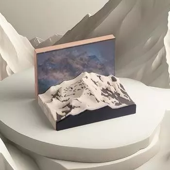 Творческий подарок Подарок на ежегодную встречу Ручной разрыв Трехмерная записка Китайский и английский календарь A4