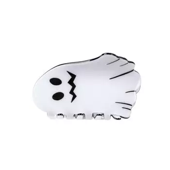 Creative Halloween Ghost Hair Claw Bat Spider Web Butterfly Hair Clip Geometric Butterfly Halloween Shark Clip Part