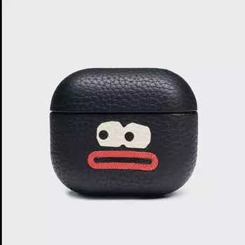 Creative Handicraft Crocodile Cute Genuine Leather Personality 3 Generation 4 Generation Suitable for Couple Apple Headset 3 Generation Cheese Cute