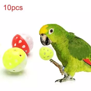Creative Hollow Cockatiel Bird Toy Toy Ball Rolling Bell Ball Pet Toy