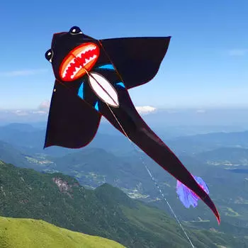 Творческий воздушный змей Популярный Акула Практичный Прочный Декор Портативный Легкий Большой Милый для