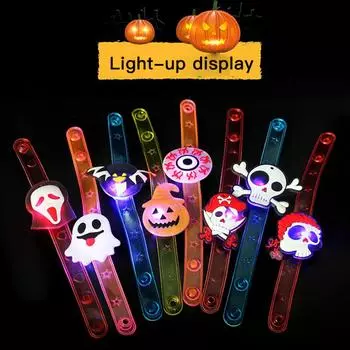 Creative LED Glow Bracelet Watch Flash Wristband Novelty Multicolor Light Flash Toys Gift For Kid Gifts Luminous Toys
