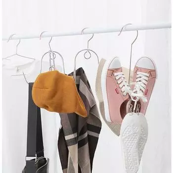 Creative Multifunctional Stainless Steel Drying Shoe Rack Hook Drying Shoe Sandal Rack Can Be Stacked To Dry Save Space